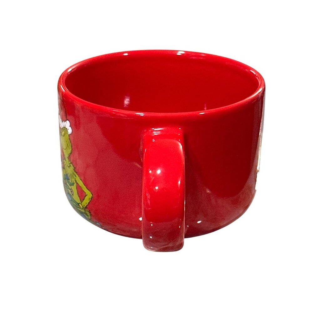 Dr Seuss The Grinch Naughty Or Nice Ruby Ceramic Christmas Mug Yuletide Gift Cup - Picture 2 of 6
